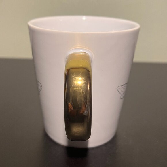 Modern Expressions QUEEN BEE Ceramic Mug ~ Metallic Gold Accents ~ Honey Bee - Picture 4 of 11